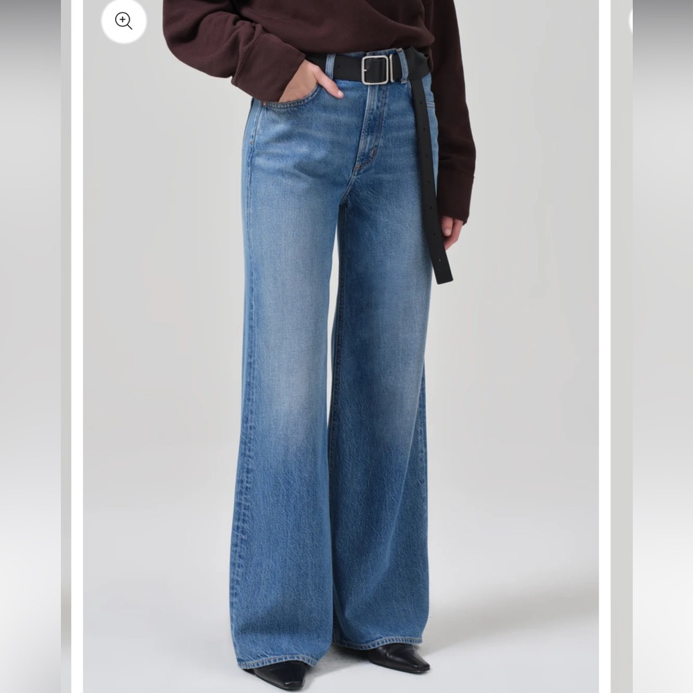 Citizens of Humanity Wide Leg Baggy Jeans - Light Blue